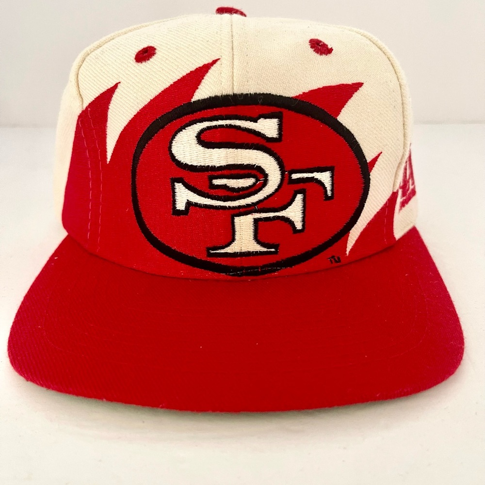 San Francisco 49ers SharkTooth Logo Athletics Vintage Snapback Hat NFL Rare